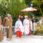 進雄神社で和婚神前式