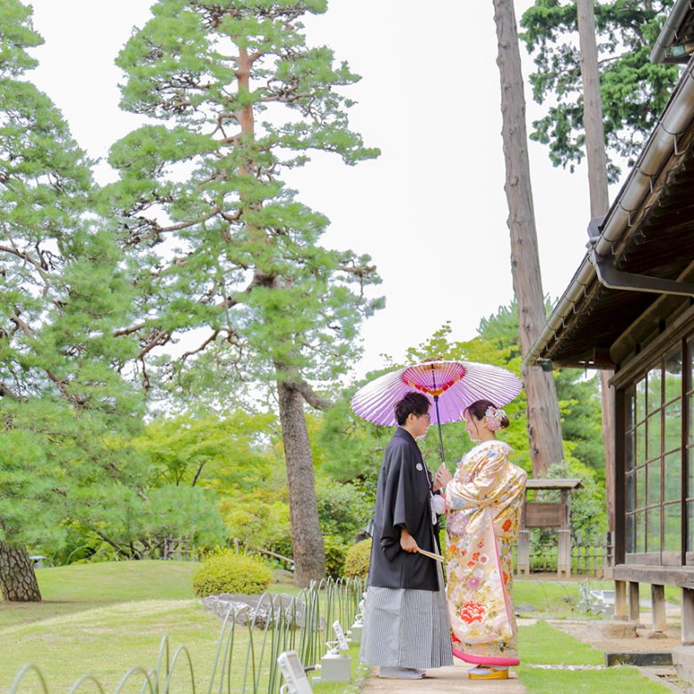 桜の後は？新緑と花々が溢れる景観で！フォトウェディング制作所