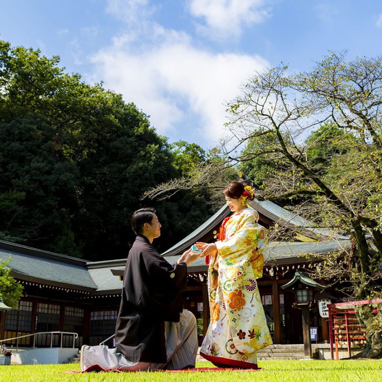 群馬縣護國神社和装前撮りロケーションフォト