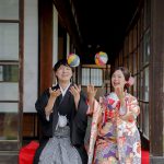 臨江閣和装前撮りロケーションフォト