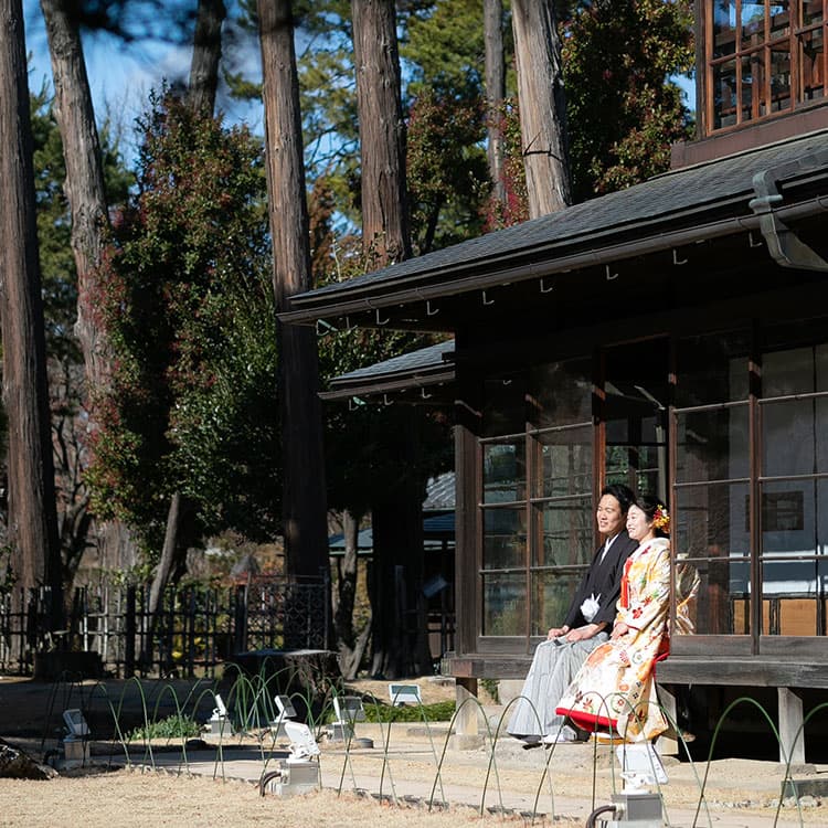 臨江閣和装前撮りロケーションフォト