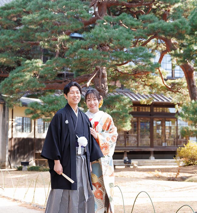 臨江閣和装前撮りロケーションフォト