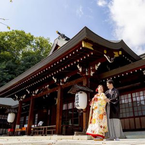 進雄神社群馬縣護國神社和装ロケーションフォト