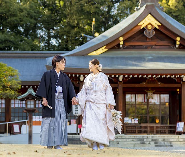 進雄神社群馬縣護國神社和装ロケーションフォト