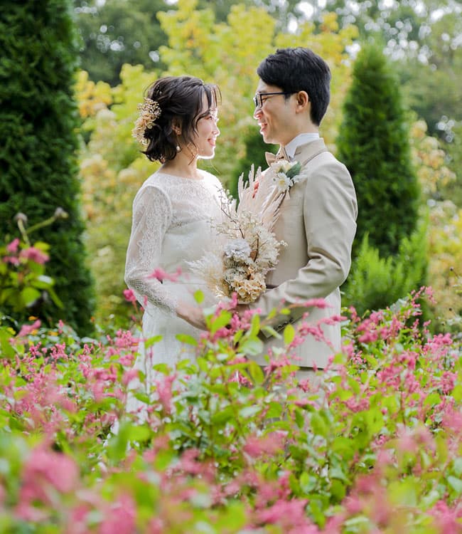 写真だけ結婚式タキシード＆ドレスロケーションフォト