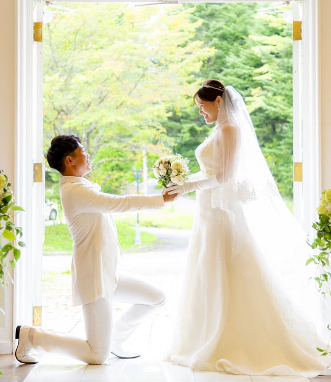 写真だけ結婚式タキシード＆ドレスロケーションフォト