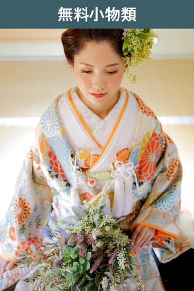 花嫁を完成させるブーケヘアードかんざし