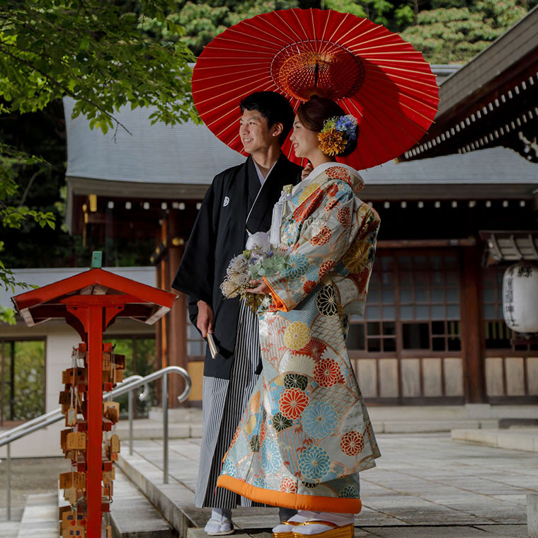 群馬縣護國神社前撮りロケーションフォト