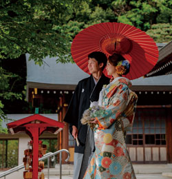 群馬縣護國神社前撮りロケーションフォト