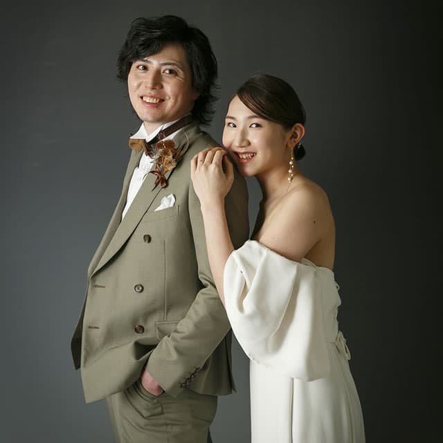 群馬県ウェディングドレス＆タキシード低価格撮影