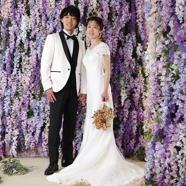 群馬県ウェディングドレス＆タキシード低価格撮影